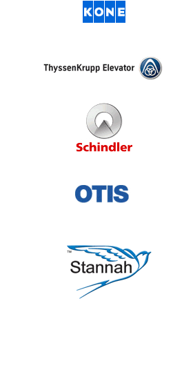 Experience working on Kone, ThyssenKrupp Elevator, Schindler, Otis and Stannah elevators